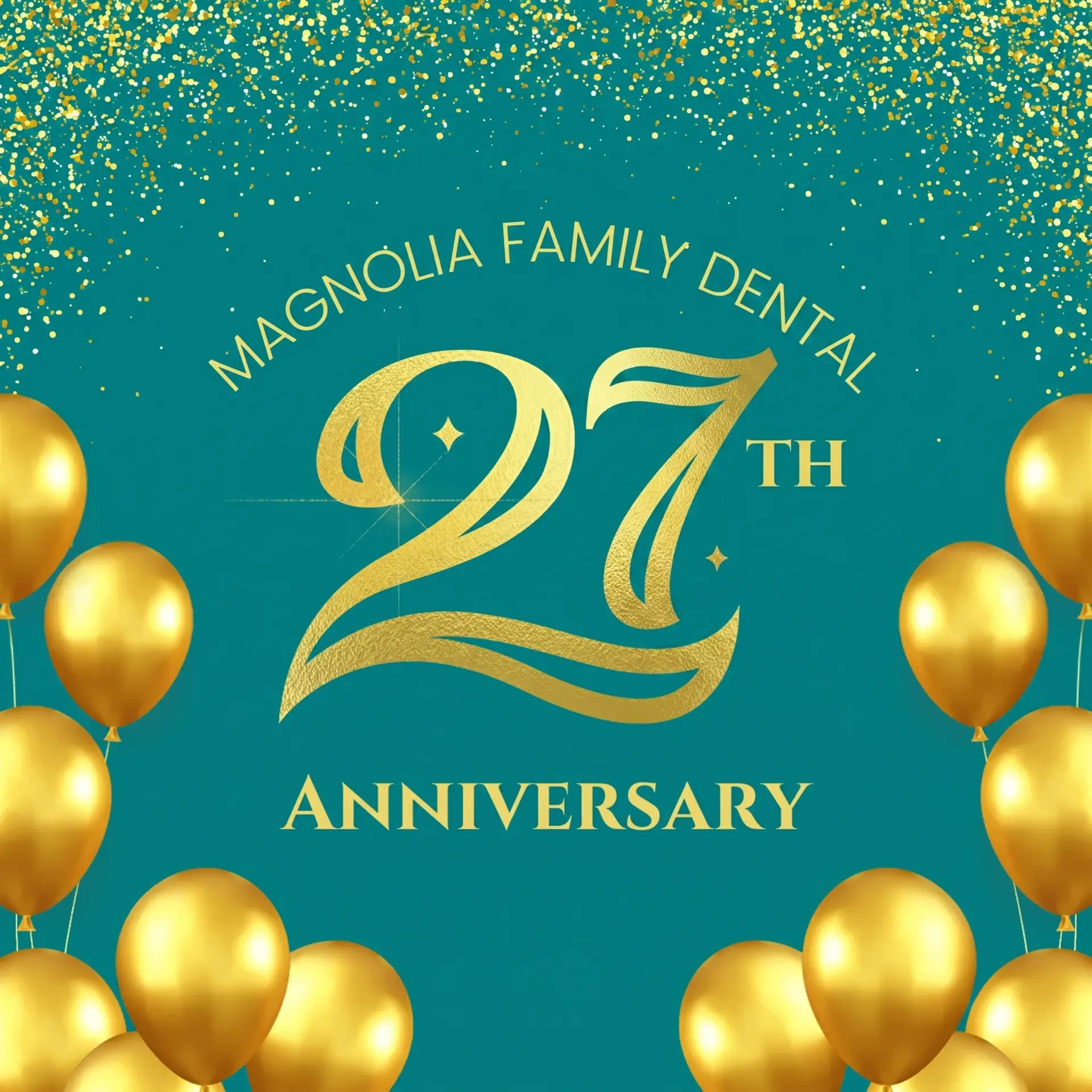 Magnolia Family Dental 25th anniversary